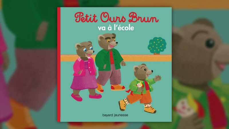 Figurine Bayard Presse Petit Ours Brun - Papa Ours Et Son Journal - Bon État - Occasion