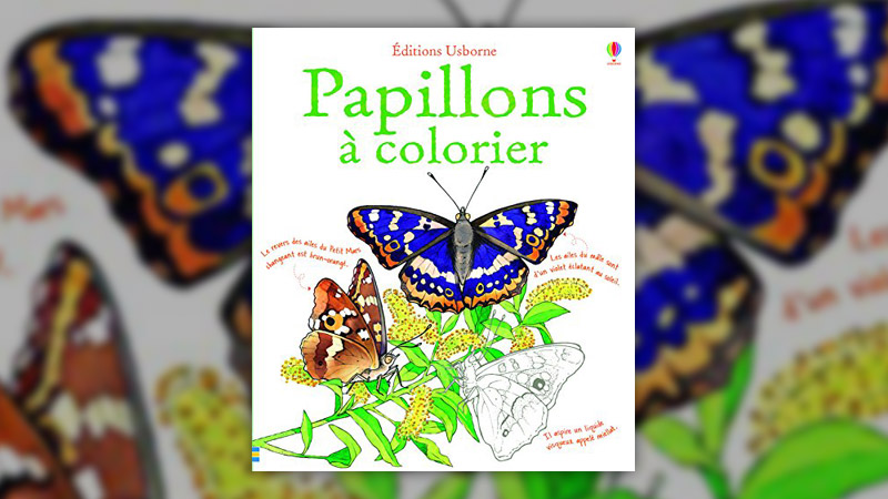Megan Cullis et Jenny Cooper, Papillons à colorier
