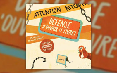 Adam Lehrhaupt, Défense d’ouvrir ce livre !