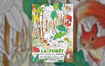 Isabelle Simler, La forêt, observe et colorie