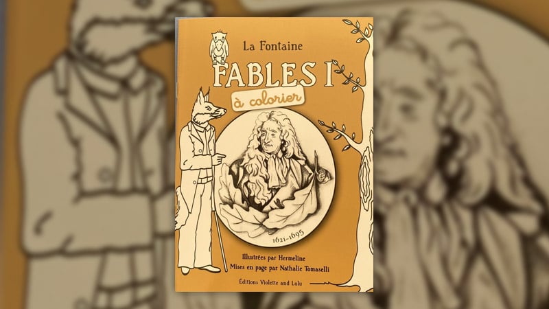 Jean de La Fontaine, Fables à colorier