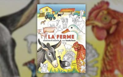 Isabelle Simler, La Ferme, observe et colorie