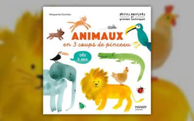 Marguerite Courtieu, Animaux en 3 coups de pinceau